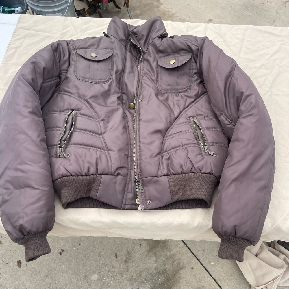 Everyday XL Chocolate Brown Puffer Jacket